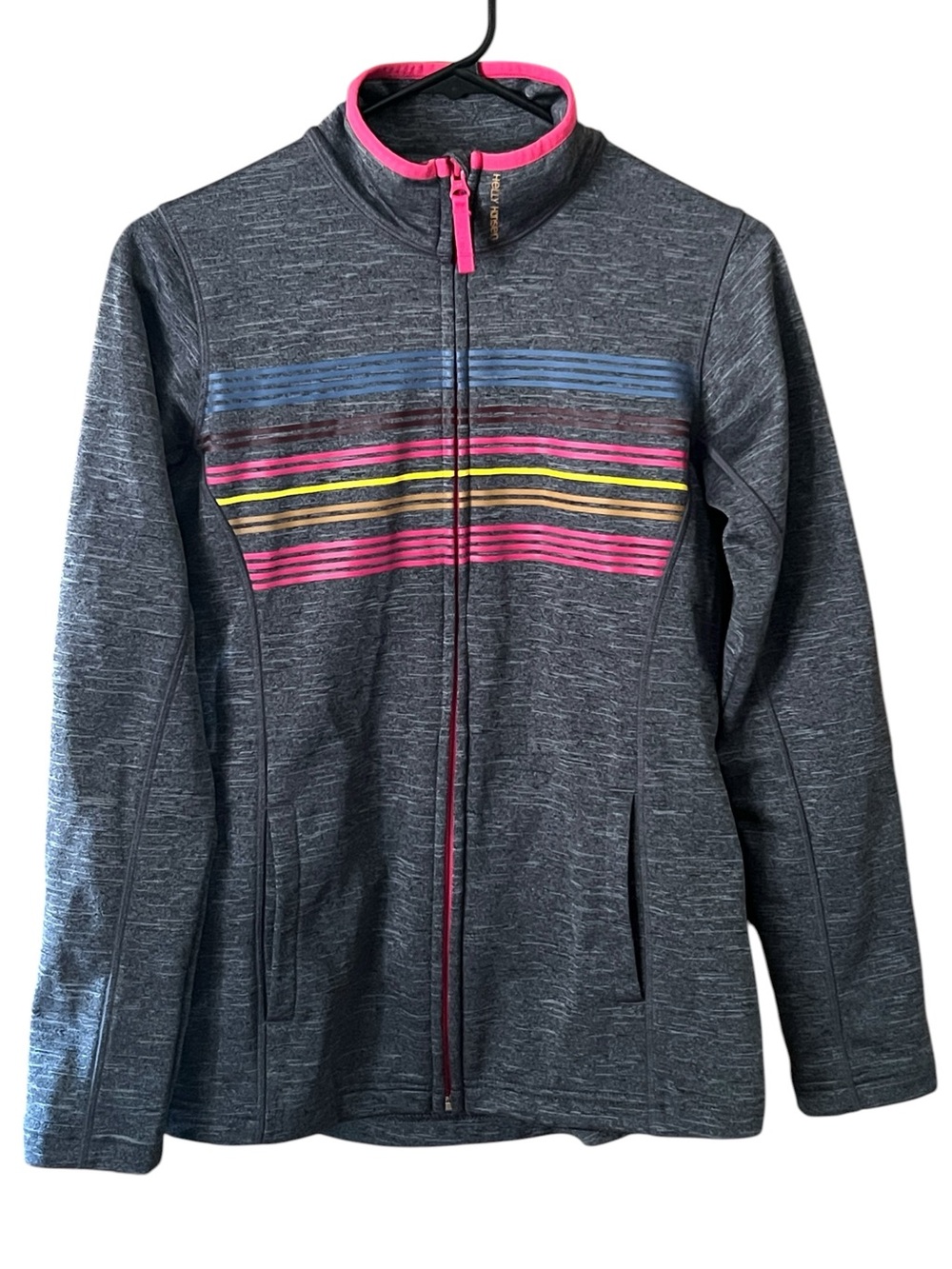 Helly Hansen Women’s Graphic Fleece Full Front Zip Jacket Size Small